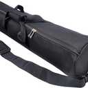 Tripod Carrying Case Bag - 35.4x7.5x7.5 in Padded Heavy Duty Tripod Case with Shoulder Straps & Handle (L)