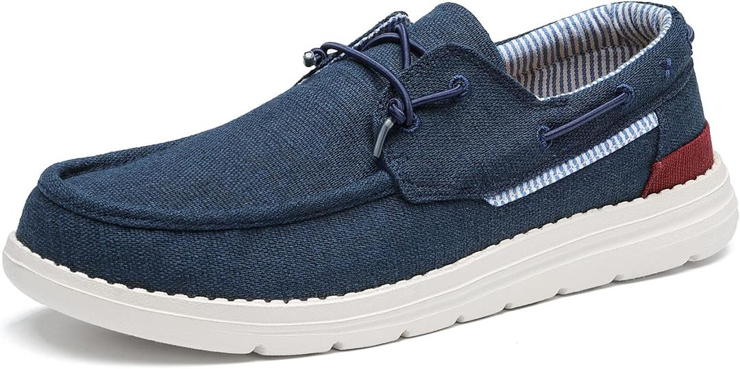 Bruno Marc Men's Slip-on Loafers Casual Boat Shoes (8, Navy)