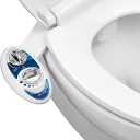 LUXE Bidet NEO 120  Single Nozzle, SelfCleaning, NonElectric Bidet Attachment for Toilet Seat, Adjustable Water Pressure, Rear Wash (Blue)