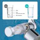 1080Swivel Faucet Extender with Filter, Sink Water Faucet Aerator Extension in Brass, Swivel Robotic Arm Bathroom Faucet Extender, Rotating Extension with 2 Mode Splash