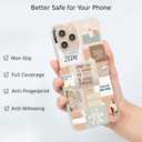 Christian Quotes Collage Phone Case Compatible with iPhone 13 Pro Max, Christian God Case for Girl Women Men, Silicone Shockproof TPU Bumper Protective Cover Case for iPhone 13 Pro Max