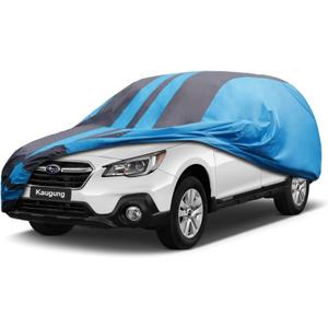 Car Cover Waterproof Custom Fit Subaru Outback1994-2025, Full Exterior Cover for Automobiles Lightweight Resistant Outdoor Sun UV Rain Dust Snow Wind Protection. (black)