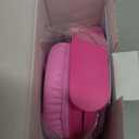 iClever BTH22 Kids Bluetooth Headphones, 60H Play Time, 74/85 dBA Safe Volume, Bluetooth 5.4, USB C, Over Ear Kids Headphones Wireless with Mic AUX Cord for iPad/Tablet/Travel, Blossom Pink