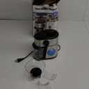 Hamilton Beach Electric Burr Coffee Grinder with Large 16oz Hopper & 18 Settings For 2-14 Cups, Stainless Steel (80385)