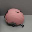 Retrospec Zephyr Ski Helmet - Snowboard Helmet for Adults & Youth with Adjustable Fit, 9 Breathable Vents, Removable Washable Earmuffs - Snow Sports Helmet for Men & Women (Medium, Matte Rose)