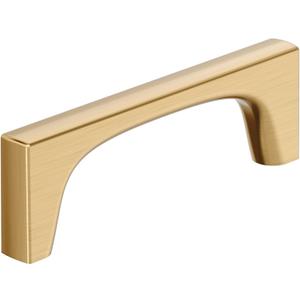 Amerock Merced 3-3/4 inch (96 mm) Center-to-Center Champagne Bronze Cabinet Pull, BP37423CZ