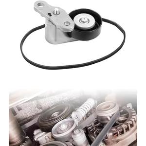 New Upgrade 90K-38159 A/C Serpentine Drive Belt Tensioner Kit Compatible with 2000-2008 Chevy Silverado Suburban Tahoe GMC Sierra Yukon, 2002-2008 Chevy Avalanche Escalade, Replaces# 19311139