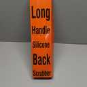 iTokGoK All New Premium Silver-Infused Silicone Back Scrubber with Long Handle Back Brush for Shower, Back Brush Long Handle for Men and Women, Ergonomic No-Slip Handle, Long-Lasting (Blue)