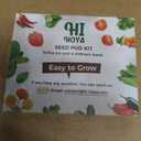 Herb Seed Pod Kit, Grow Anything Kit for All Hydroponics Growing Systems, 14 Pods with 600+ Seeds of Genovese Basil, Thyme, Mint, Cilantro, Curly Parsley and Dill, Grow Your Own Herb Garden at Home