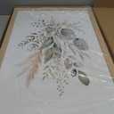 Botanical Wall Art Canvas Prints Set of 3 Framed Floral Pictures Decor 24x16