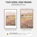 14x22 Mocha Picture Frame, High-End Metal, 12x16 Mat, Glass | High End Aluminum, Tempered Glass, Acid-Free 12x16 Removable Mat, 14x22 in Edge-to-Edge Display 22x14, Wall Kit, Set Of 1