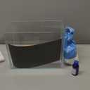 3 Gallon Glass Fish Tank, Easy to Maintain Small Aquarium for Betta/Goldfish/Snails/Shrimp and Aquatic Planting.