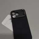 ESR Silicone Case for iPhone 17 Pro Max, Built-in Camera Stash Stand Compatible with MagSafe, Military-Grade Drop Protection Magnetic Phone Case for iPhone 17 Pro Max, Cloud Series, Black