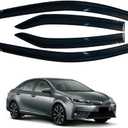Window Visors Rain Guards for Toyota Corolla 2014 2015 2016 2017 2018 Accessories, Wind Deflectors Vent Shades for Toyota Corolla