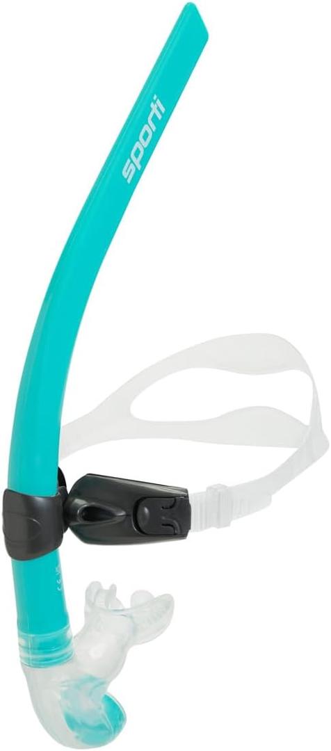 Sporti Unisex-Adult Swim Training Snorkel Swimming Lap, Silicone Mouthpiece