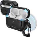 ESR for AirPods Pro 2nd Generation Case (HaloLock), Compatible with Airpods Pro Case 2nd/1st Gen (2023/2022/2019), Compatible with MagSafe, Powerful Drop Protection, Magnetic Lid, Black