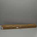 Dark Bronze Corner Window Curtain Rods with Aluminum End Cap Finials and Brackets,1 Inch Diameter Bay Window Curtain Rods,2 Sided 36-72 Inch Adjustable Drapery Rod