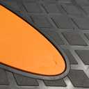 Fitvids Adjustable Workout Aerobic Stepper Step Platform Trainer, 27-Inch, Multiple Colors (Black/Orange)