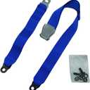 RWYS SITF Golf Cart Seat Belt wheelchair Safety Harness - Universal 2-Point Restraint System, Adjustable & Heavy-Duty, For Yamaha EZGO Club Car Go Kart UTV Aircraft (Blue)