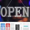 Open Signs for Business, klassikaline Ultra Bright Large LED Open Signs Business Hour Open Sign for Hotel, Store, Bar, Retail Shop, Salon, Restaurant(48 * 17 inch)