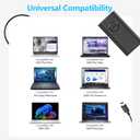 130W USB C Laptop Charger Compatible with Dell XPS/Precision/Latitude | for Dell XPS 15 17 9575 9500 9700, Precision 5530 5550 5560 5750 5760, Latitude 7410 7310 9410 9510, 10FT Type C Power Cord