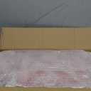 YOUBET 36 Pack Pink Champagne Flutes Plastic - 6 Oz Flower Wavy Champagne Plastic Glasses - Heavy Duty Vintage Disposable Flutes for Wedding Party Birthday Anniversary