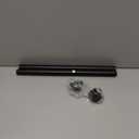 ALLZONE Heavy Duty Tension Shower Curtain Rod 42-83 Inches for Bathroom, Window, Non-Slip, Adjustable with Strong Spring Pole for Closet, Doorway, No Rust, No Drilling, Black