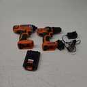 BLACK+DECKER 20V MAX Cordless Drill and Impact Driver, Power Tool Combo Kit with Battery and Charger (BD2KITCDDI)