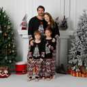 VNVNE Family Christmas Pjs Matching Sets for Women/Men/Couples/Adults, Holiday Xmas Reindeer Elf Plaid Pajamas Sleepwear (Snowman Joy)