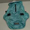 EMUST Dog Jacket Winter, Cozy Windproof Pet Jacket for Cold Weather, Solid Color Dog Vests for Winter for Medium Dogs, Turquoise, Medium