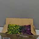 TURNMEON 20 Bundles Artificial Flowers for Outdoors Summer Decor, UV Resistant No Fade Fake Lavender Flowers Plastic Faux Plants for Window Box Garden Planter Porch Indoor Cemetery Decor(Mix Colors)