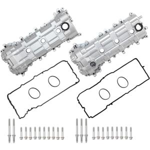 3.6L 3.2L Aluminum Valve Covers Compatible with 2011-2022 Chrysler 300 2013-2018 Ram 1500 Replace# 05184069AN 05184068AN