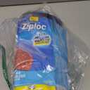Ziploc Gallon Food Storage Freezer Bags, Stay Open Design, Easy to Fill, 66 count