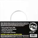 (100) Archival Quality Acid-Free Heavyweight Paper Inner Sleeves for 7" Vinyl Records #07IW