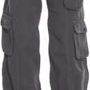 Women's Hiking Cargo Pants Joggers Cotton Casual Military Army Combat Work Pants with 7 Pockets, Gray XL