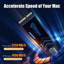 1TB NVMe SSD Upgrade for Apple MacBook Air A1466 A1465 2013-2017, MacBook Pro A1398 A1502 Retina 2013-2015, Mac Pro A1481 2013, iMac A1418 A1419, Mac mini A1347 2014, Mac Interfacce