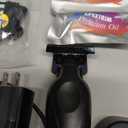 Zero Gap 9,000 RPM Brushless Professional T Blade Trimmer for Men: Cordless Hair/Beard Clipper Edger Liner Outliner with LED Display 300min Runtime Fast Charging Stand Travel Pouch