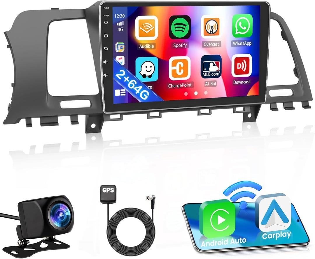 [2+64GB] Inefala for Nissan Murano 2008-2014 (LHD) Android 13 Car Radio Stereo with Wireless CarPlay Android Auto, 9 Inch HD Touchscreen with GPS WiFi BT SWC FM/RDS Canbus Backup Camera MIC