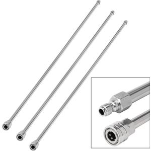 RIDGE WASHER Pressure Washer Wand Extension, 180 Inch Replacement Lance, Stainless Steel Power Washer Extender, 1/4' Quick Connect Fitting, 4000 PSI (3 Wands 60" Each)