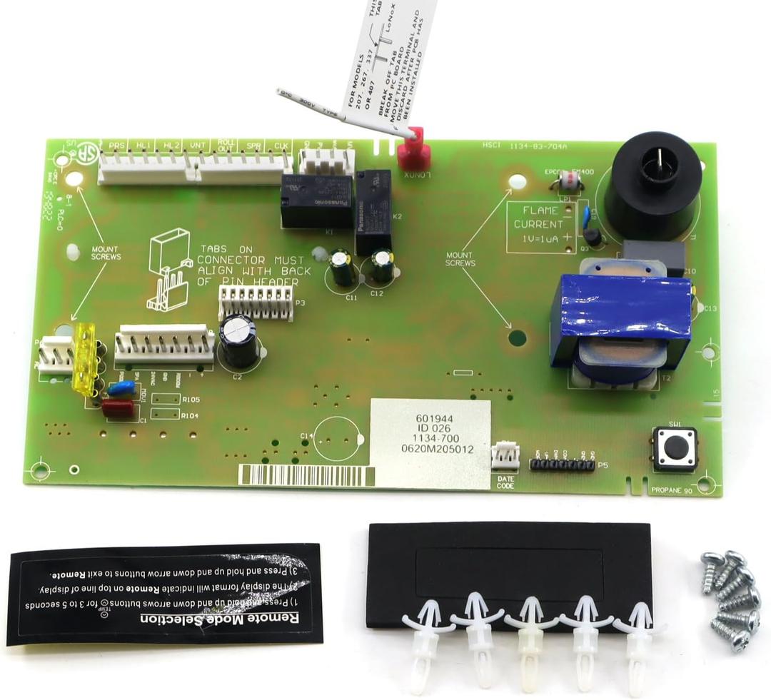 013464F PC Board Control for Temperature Compatible with Raypak Digital Gas Heater Model 185B, 265B, 335B, 405B, 206A, 266A, 336A, 406A, 207A, 267A, 337A, and 407A