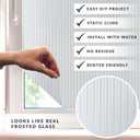 Reeded Glass Light Effects Window Privacy Film by Artscape - Decorative Textured Glass Design, Static Cling, Allows Natural Light in, UV Protection, Easy DIY Installation - 23.62 x 72 Inch