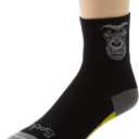 SockGuy Men's Silverback Socks (Black, L)