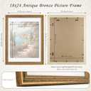 Golden State Art 18x24 Ornate Picture Frame Display 16x20 Photo With Mat
