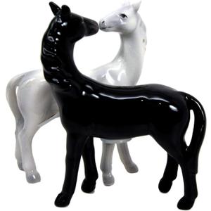 Horses Magnetized Salt and Pepper Shaker Set