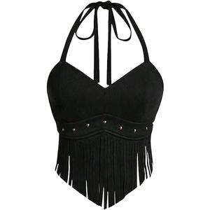 Country Concert Outfit for Women Fringe Western Rodeo Cowgirl Shirts 70s Hippie Tops with Tassel (Medium, Pink(suggest Size Up))