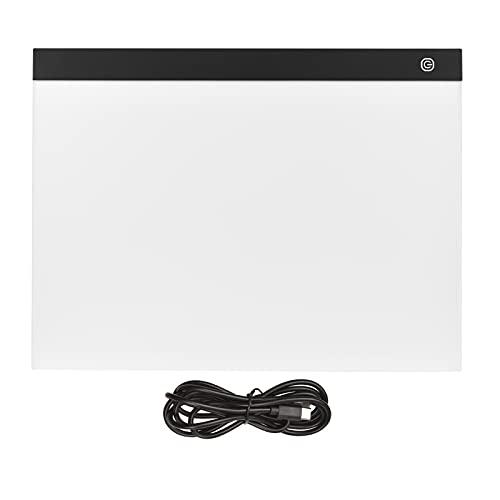 lvifloae A3 Copyboard LED Light Pad Stepless Brightness Translucent Drawing Board USB Powered for Artist Animation Sketching Architecture Calligraphy Stenciling (A3G)