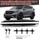 Side Step Compatible with Honda CRV CR-V 2017 2018 2019 2020 2021 2022 Running Board Nerf Bar 2 PCS