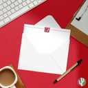 4 x Desert Cactus Boston University 10 Pack Notecards Stationery Cardstock Terriers BU Includes Envelopes Memo Party Thank You (Notecard 1a)