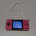 Handheld Game for Kids -Preloaded 220 Retro Video Games, Portable Gaming Player with Rechargeable Battery 3.0" LCD Screen, Mini Arcade Electronic Toy Gifts for Boys Girls (Black+Pink)