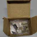 Cabinet Latch, Ideal for Cabinet Closet Kitchen Doors, Antique Cabinet Latch (1, Antique Brass)